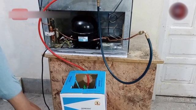 How To Charge Gas/Refrigerant In A Refrigerator - R134A Freon