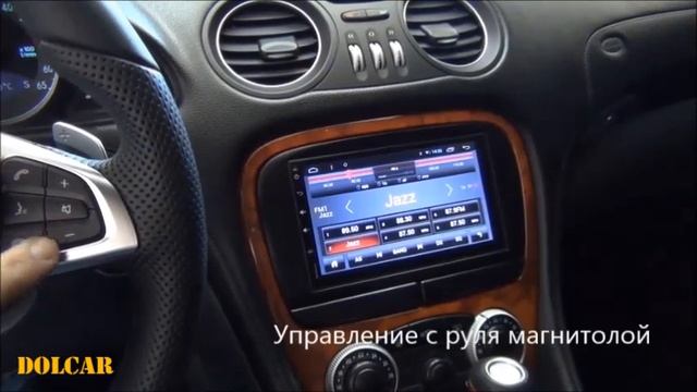 Установка руля и магнитолы на Mercedes SL w230 смотреть онлайн