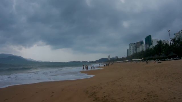 Вьетнам Нячанг 2018. Погода и море 11-его марта. смотреть онлайн