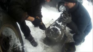 Установка заднего  редуктора в мост. ЗиЛ 130.