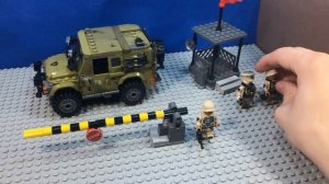 Крутой ЛЕГО - ВОЕННЫЙ ДЖИП!!