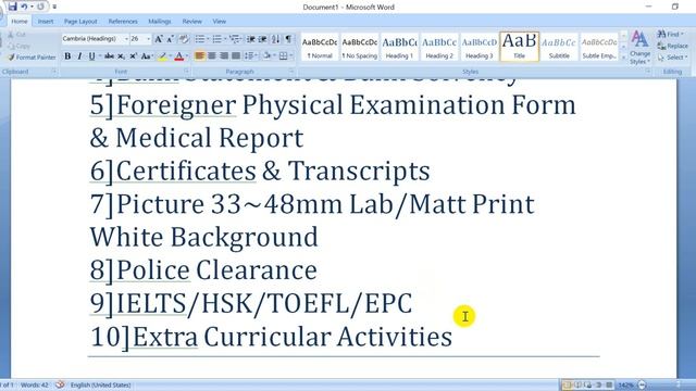 Necessary Documents For Chinese Embassy || Study In China With Scholarship || CSH смотреть онлайн