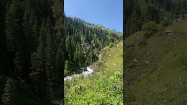 -Дорога на горячий источник #кочевники #казахстан #алматы #горы #путешествие смотреть онлайн