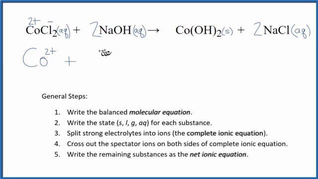 How to Write the Net Ionic Equation for CoCl2 + NaOH = Co(OH)2 + NaCl смотреть онлайн