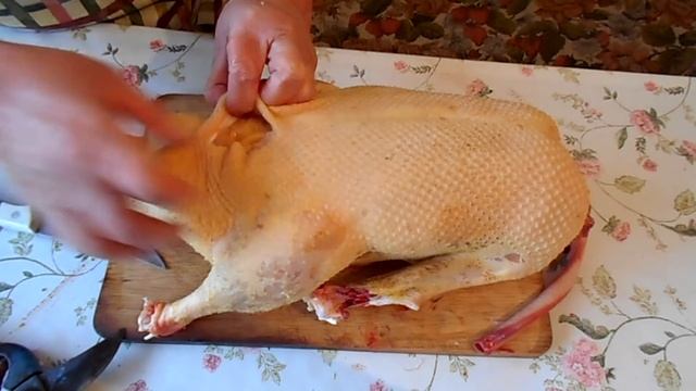 Как разделать домашнюю птицу (гуся, утку, курицу) смотреть онлайн