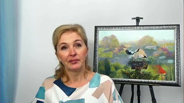 Как использовать цветовые контрасты для создания эффекта глубины и объема в картине. смотреть онлайн