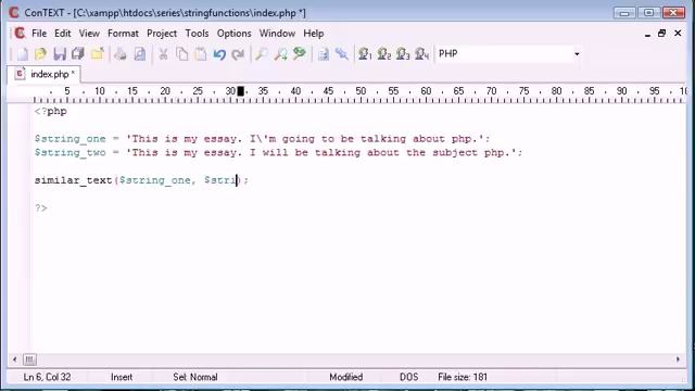 Beginner PHP Tutorial 36 String Functions Part 3 смотреть онлайн