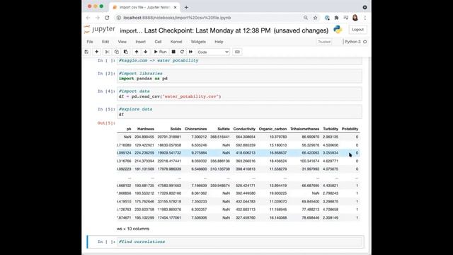 Read a CSV File into a Pandas Data Frame смотреть онлайн
