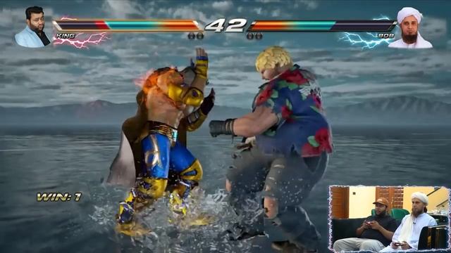 Playing Tekken 7 with Mufti Tariq Masood !! смотреть онлайн