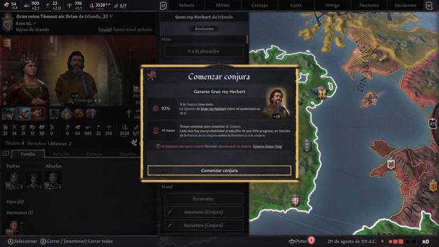 Crusader Kings III (Xbox): Serie Tutorial: #09 Compromiso roto y nuevo marido смотреть онлайн