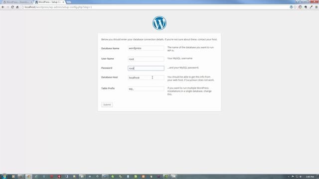 Install WordPress on Local Web Server - Windows смотреть онлайн