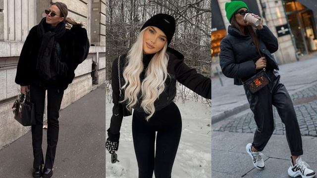 TOTAL BLACK LOOK - ИЗЛЮБЛЕННЫЙ ЦВЕТ МОДНИЦ смотреть онлайн