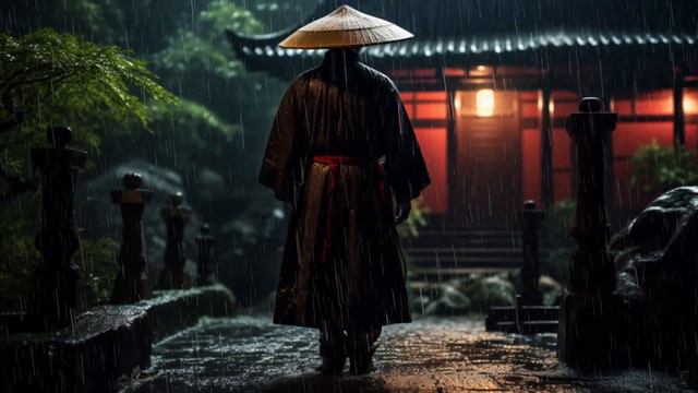 Chinese Bamboo Flute on a Rainy Day - Chinese Zen Music For Meditation, Soothing, Healing смотреть онлайн