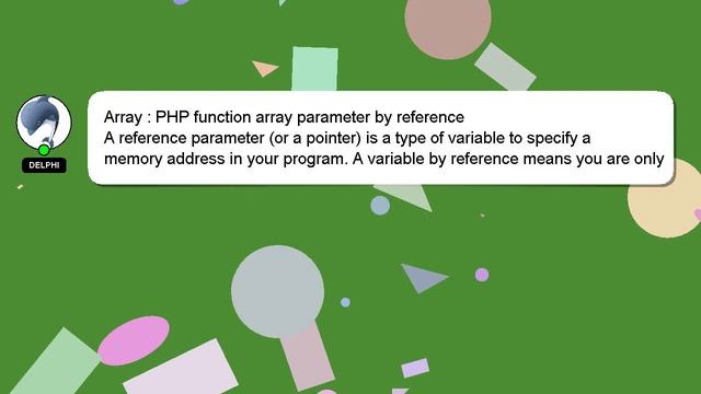 Array : PHP function array parameter by reference смотреть онлайн