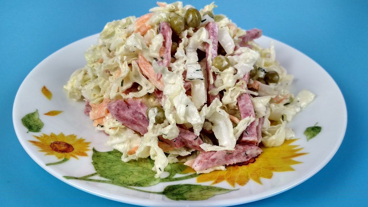 СУПЕР БЫСТРЫЙ САЛАТ ИЗ ПЕКИНСКОЙ КАПУСТЫ | Просто Кухня - Выпуск 58