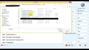 Прошивка рулевой рейки APA-BS Tiguan с помощью Odis