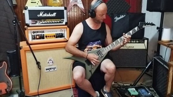 jackson js32 King v | orange super crush