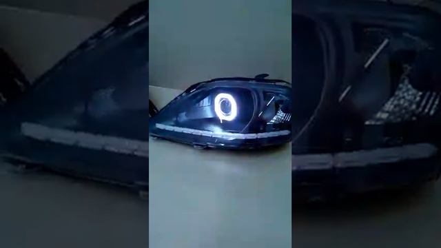 Фары Ларгус Би-линзы , квадратные глазки, +ДХО смотреть онлайн