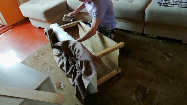 Банкетка | банкетка своими руками | Banquette in the carriage screed | DIY смотреть онлайн