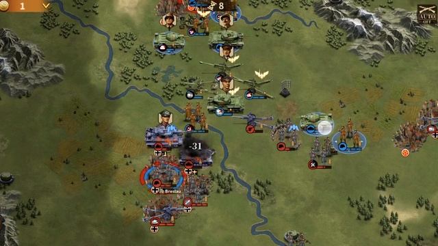 Glory of Generals 3 (Western Front 1944) ALLIES (9) Vesva - Oder Offensive смотреть онлайн