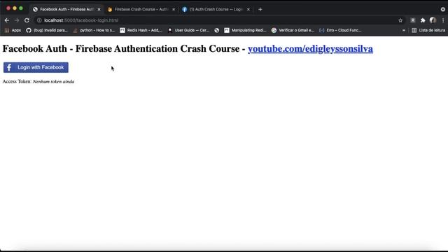 Login com Facebook - Firebase Auth Crash Course смотреть онлайн