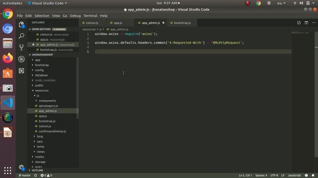 20 Crear un archivo vue exclusivo para adminlte - Creando tienda online Laravel 6 смотреть онлайн