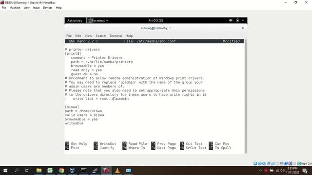 5 Setting File Transfer Samba LINUX DEBIAN 8 - ADMINSTRASI SISTEM JARINGAN TKJ 11 смотреть онлайн