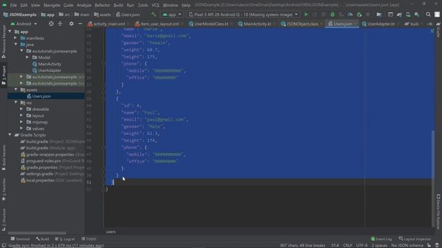 Understanding JSON and using GSON in Android with Kotlin and Android Studio смотреть онлайн