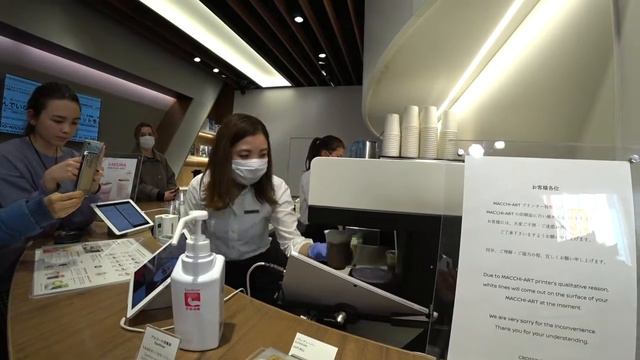 They printed our faces on the coffee in Tokyo Japan / Они напечетали наши лица на кофе Токио Япония смотреть онлайн