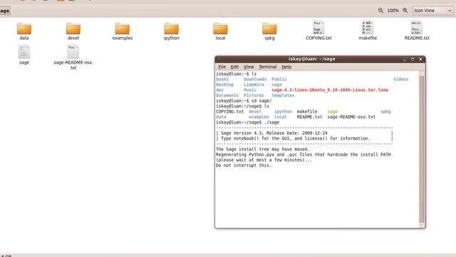 Instalando Sage Math en ubuntu 9.10 смотреть онлайн