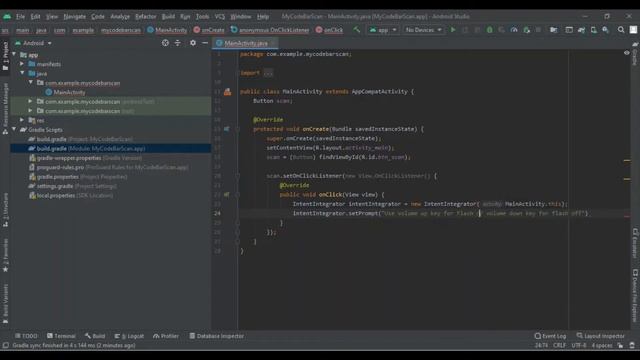 Implement QR and BarCode scanner #android studio #2020 смотреть онлайн