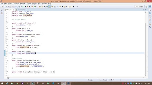 Console Based | Demo Inventory Management System using JAVA Part #1 смотреть онлайн