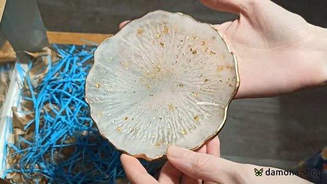 Подставка из эпоксидной смолы Жемчужина - Epoxy stand Perl смотреть онлайн