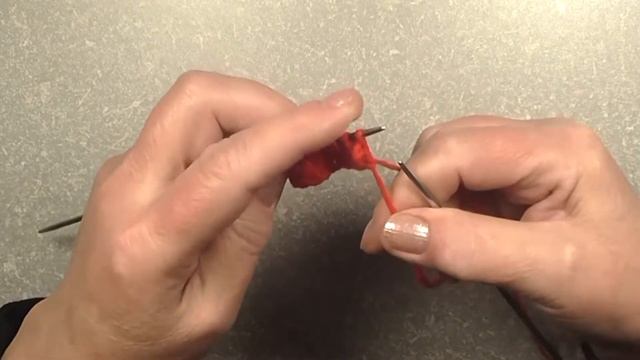 Как вязать скрещенную лицевую петлю. Для левшей Crochet for beginners(for left handed) смотреть онлайн
