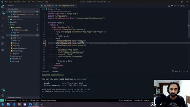 Learn Modern React | #3: Props смотреть онлайн