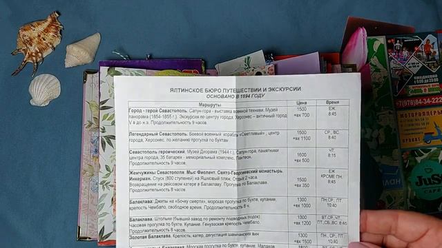 Мой ? крымский юбилейный #тревелбук. #scrapbooking #скрапбукинг #travelbook  #travel #тревел