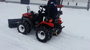 МТЗ 152 с отвалом 2