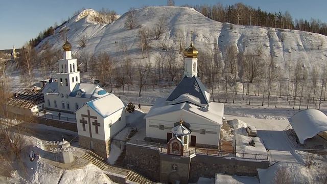 Храм на Святом источнике пос.Волжский #Samara #Russia смотреть онлайн
