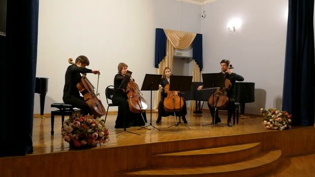 В. Фитценгаген Аве Мария W. Fitzenhagen Ave Maria 4 cellos смотреть онлайн