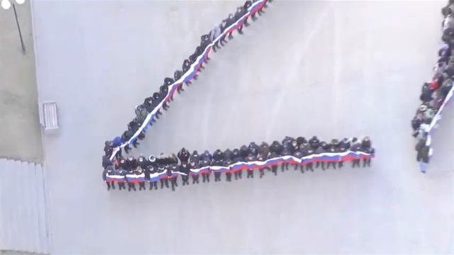 Флешмоб на Соборной площади Астраханского кремля смотреть онлайн