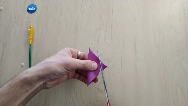 Калла из бумаги/Calla made of paper/DIY смотреть онлайн
