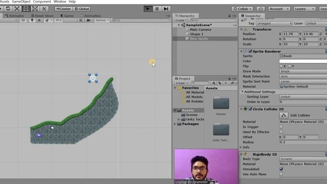 Make Road like "hill climb racing" in unity 2d| Sprite Shape 2D in Hindi| Hill Climb Racing in Unit смотреть онлайн