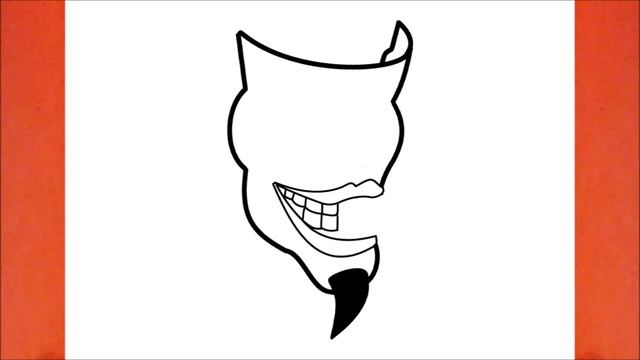 HOW TO DRAW AN EVIL CLOWN MASK смотреть онлайн