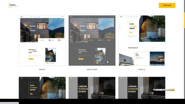 Larson - Architecture WordPress Theme corporate house смотреть онлайн