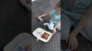 Моя внучка получила сумочку с куколкой - её реакция))) #творчество #sewing #handmade #miniature