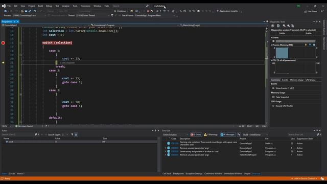 012. Goto Statement , Element , Case in C# (Switch Statement Continuation) смотреть онлайн