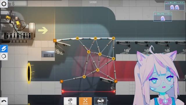 [VOD] POKKO Plays Bridge Constructor Portal! смотреть онлайн