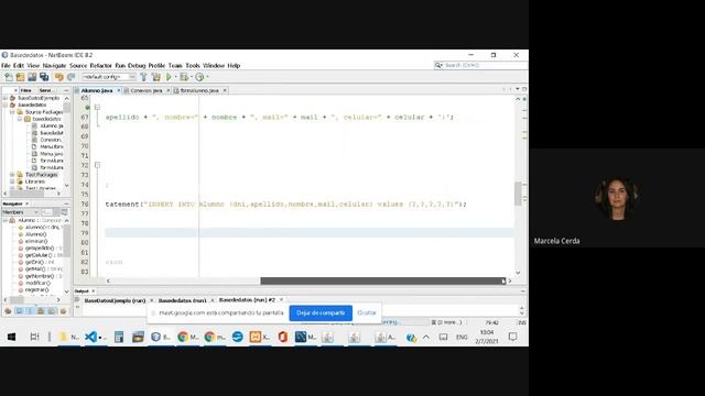 Ejercitacion Java Base de datos 2021 07 02 смотреть онлайн