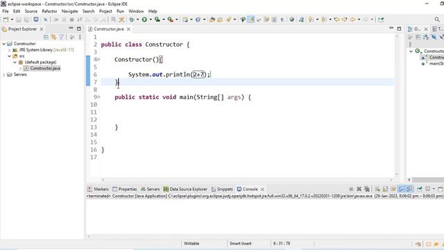 Constructor in Java смотреть онлайн