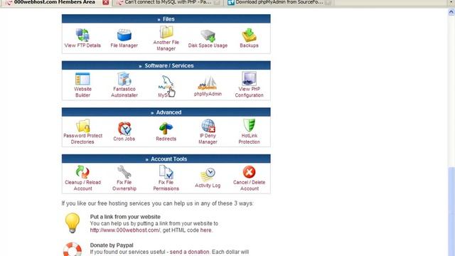How to install PHPmyadmin for 000webhost смотреть онлайн
